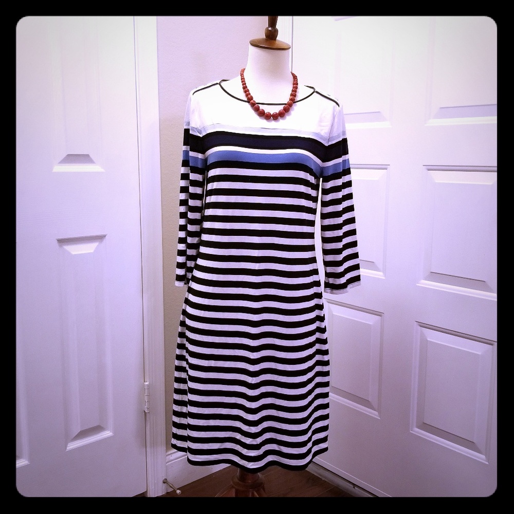 White House Black Market striped dress Size M